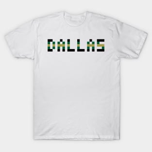 Pixel Hockey City Dallas 1999 Retro T-Shirt